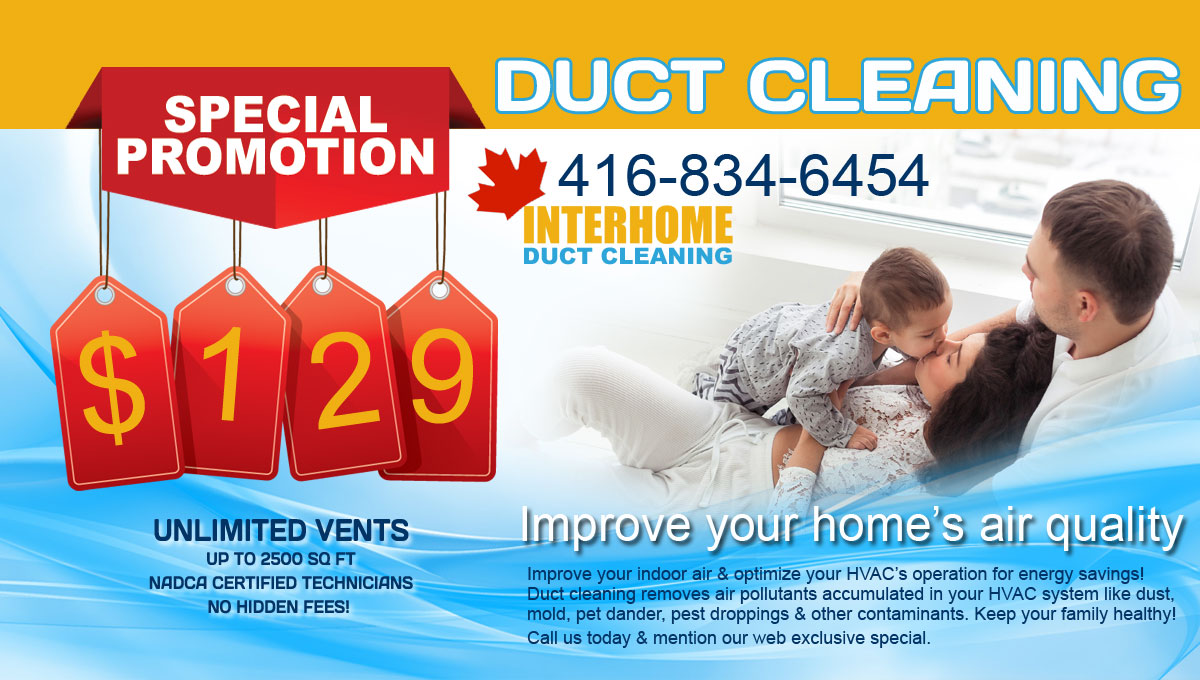 duct cleaning toronto special